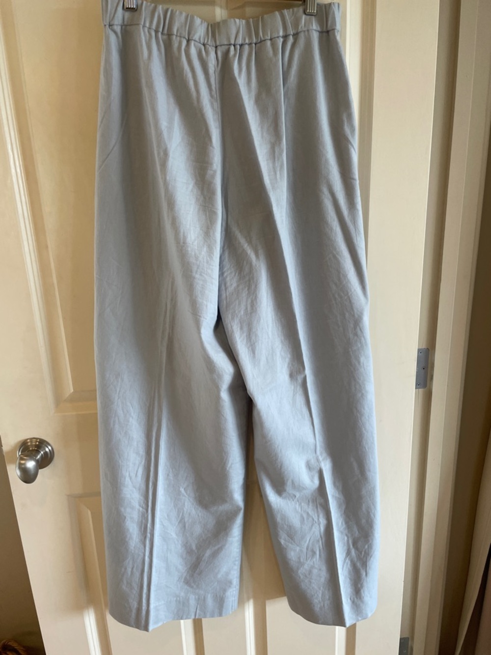 Banana Republic Pale Blue Wide-Leg Trousers - Picture 4 of 4